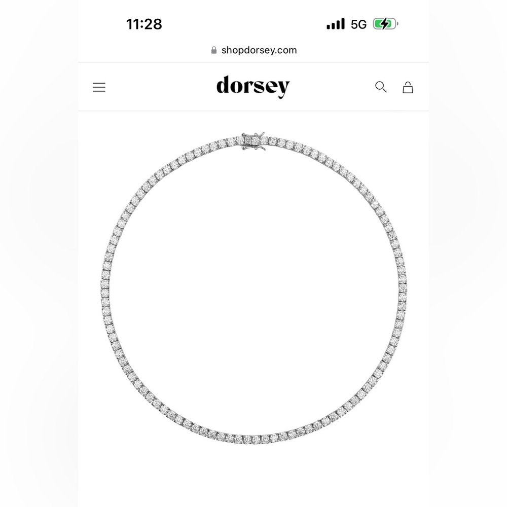 Dorsey 16 in Kate tennis necklace